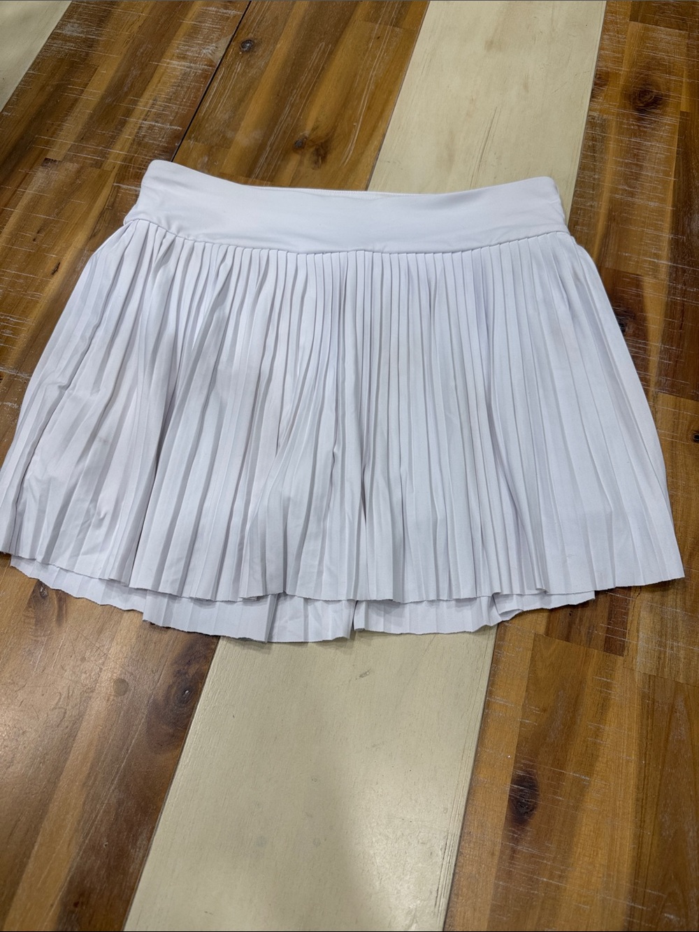 Kyodan White Pleated Tennis Mini Skirt